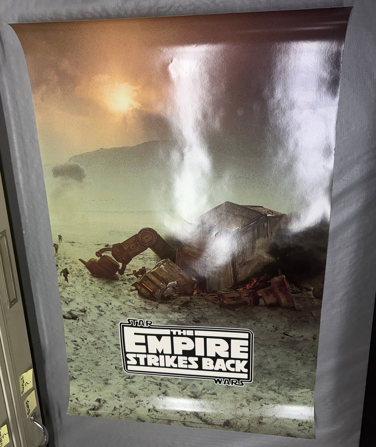 Poster Empire Strikes Back Nintendo promotion AT-AT