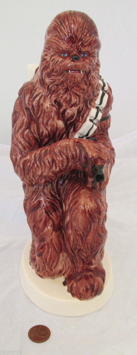 CERAMIC BANK 1982 vintage CHEWBACCA Sigma - Star Wars - 10" TALL