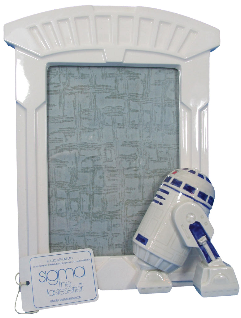 Star Wars R2-D2 ceramic picture frame by Sigma vintage 1982