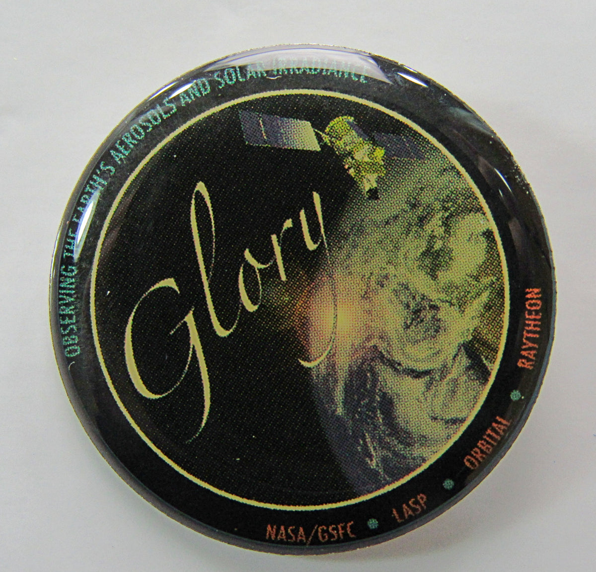 NASA Launch Services Glory pin