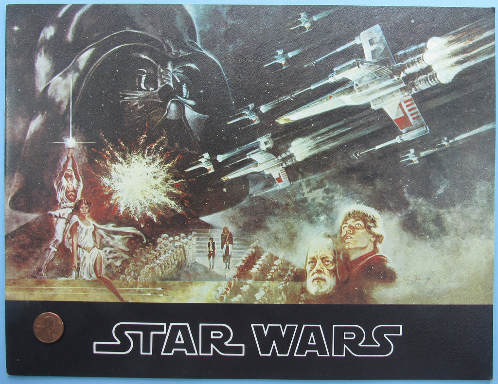 THEATER PROGRAM '77 vtg STAR WARS 3rd printing textured cover VARIANT