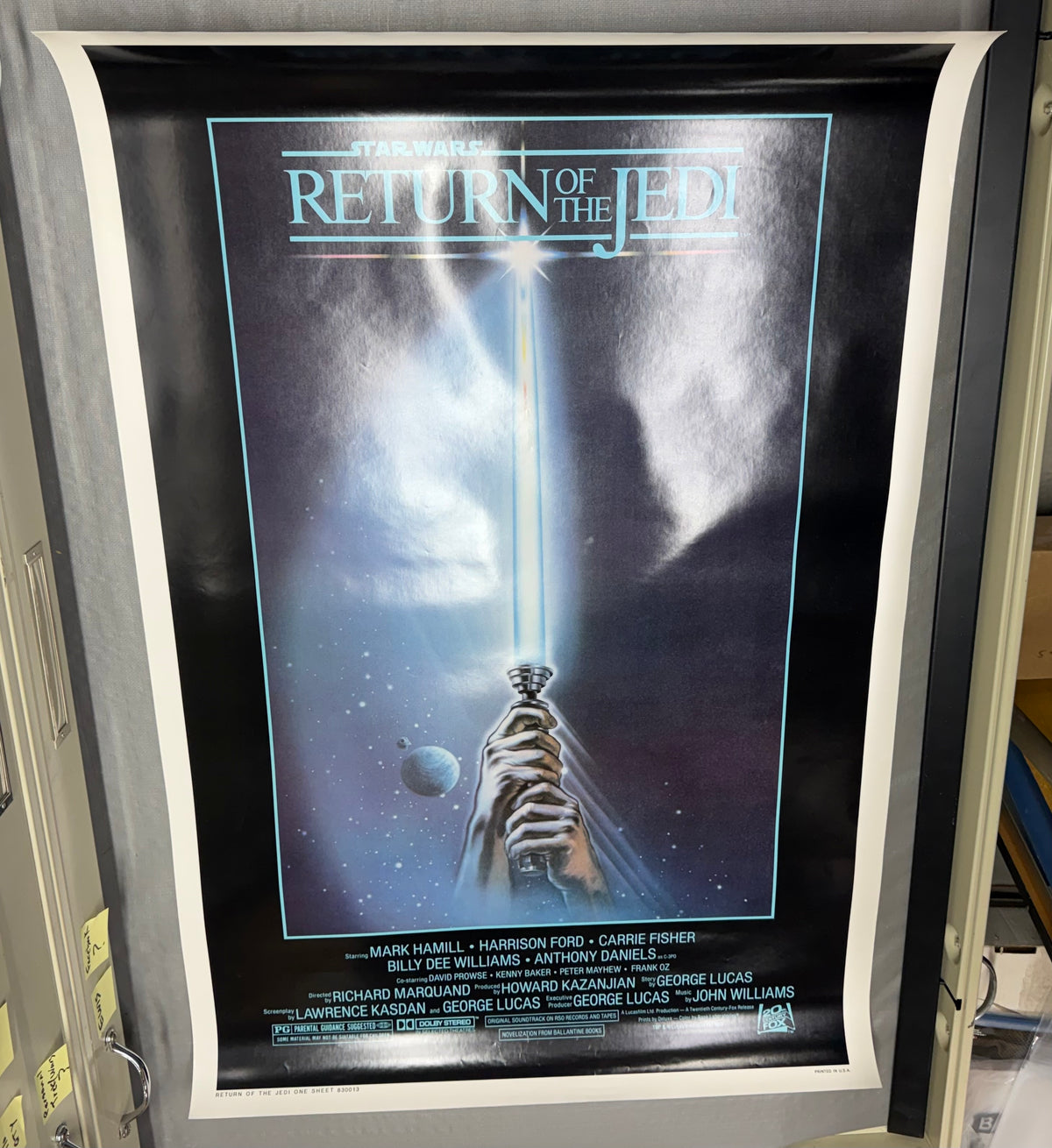 Poster one sheet Return of the Jedi Style A rolled studio version