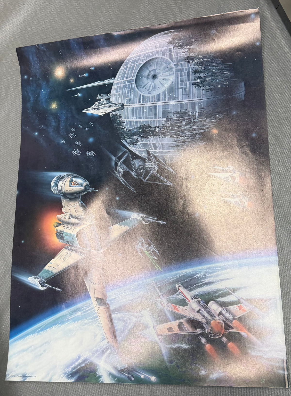Poster Star Wars fan club '83 membership kit Return of the Jedi