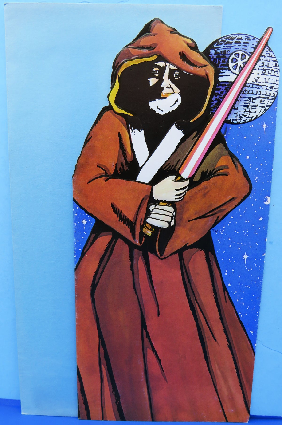 Birthday Card - 1978 - Embossed Obi-Wan Kenobi