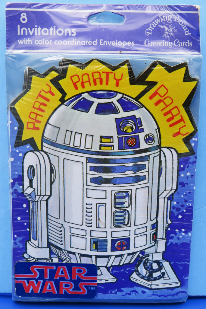 Party Invitation Cards - 1978 - R2-D2 pack of 8