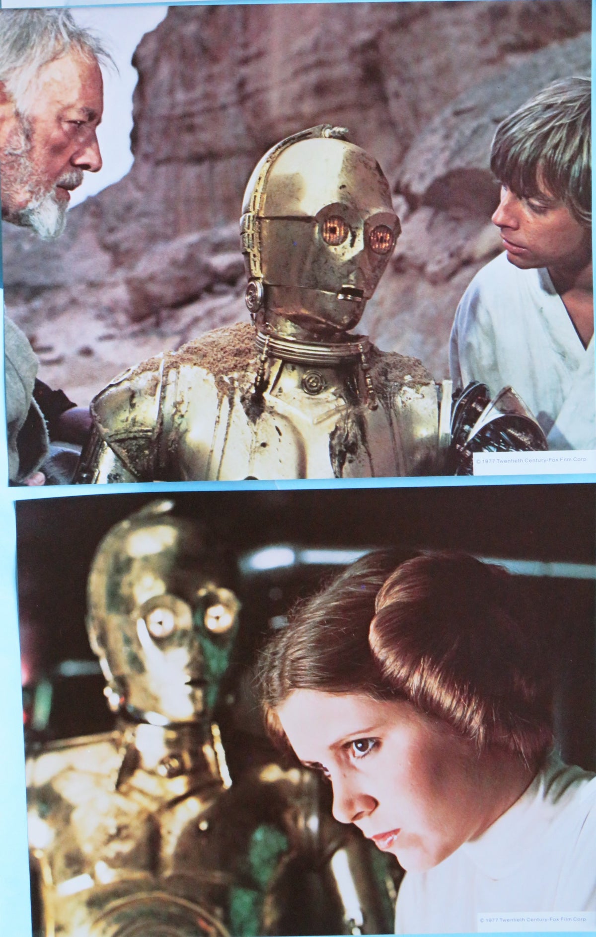 Lobby Cards Set of 8 - 1977 Star Wars - LFL archive. 8 x 10 inch
