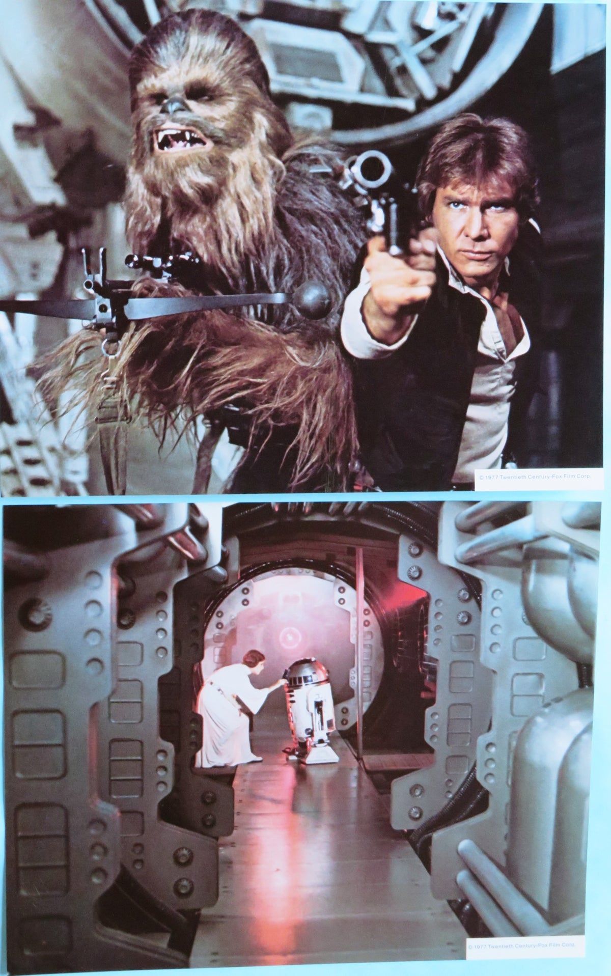 Lobby Cards Set of 8 - 1977 Star Wars - LFL archive. 8 x 10 inch