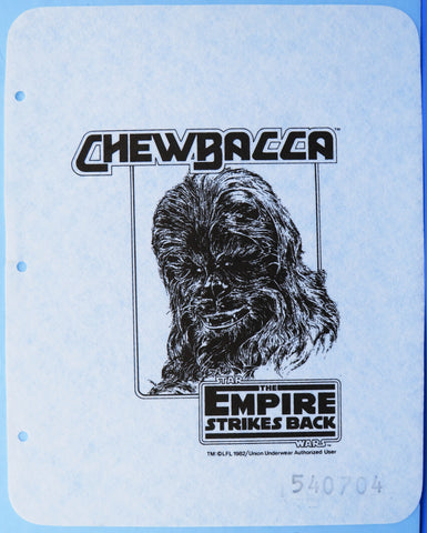 T-Shirt Design Star Wars Sample Print - Chewbacca