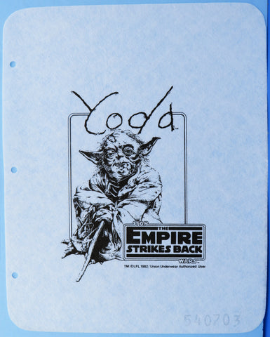 T-Shirt Design Star Wars Sample Print - Yoda