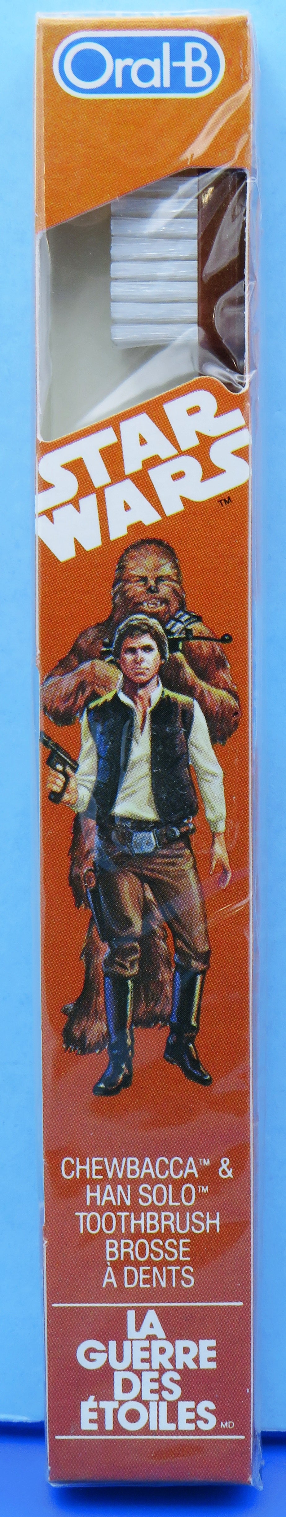Toothbrush Canadian Oral-B Star Wars - Han Solo and Chewbacca - A