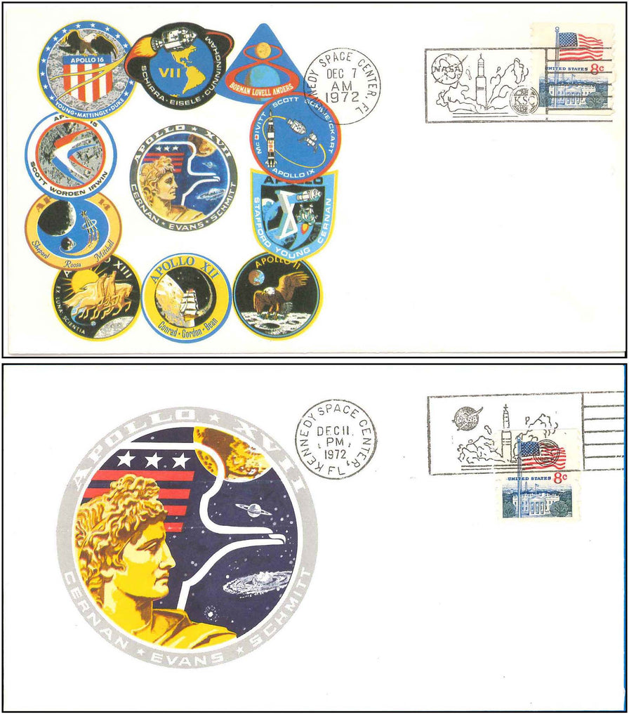 NASA postal cover Apollo 17