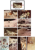 Apollo 15 vintage postcard photos NASA