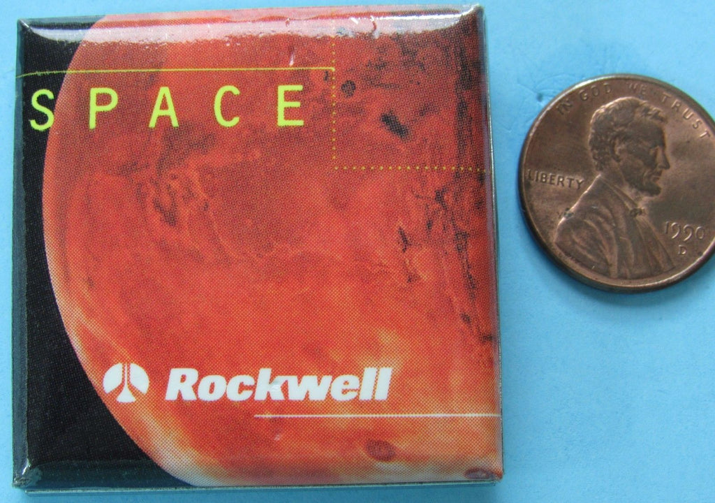 Rockwell International Space button Mars