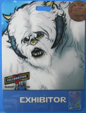 Star Wars Celebration V 2010 convention badge Wampa Exhibitor