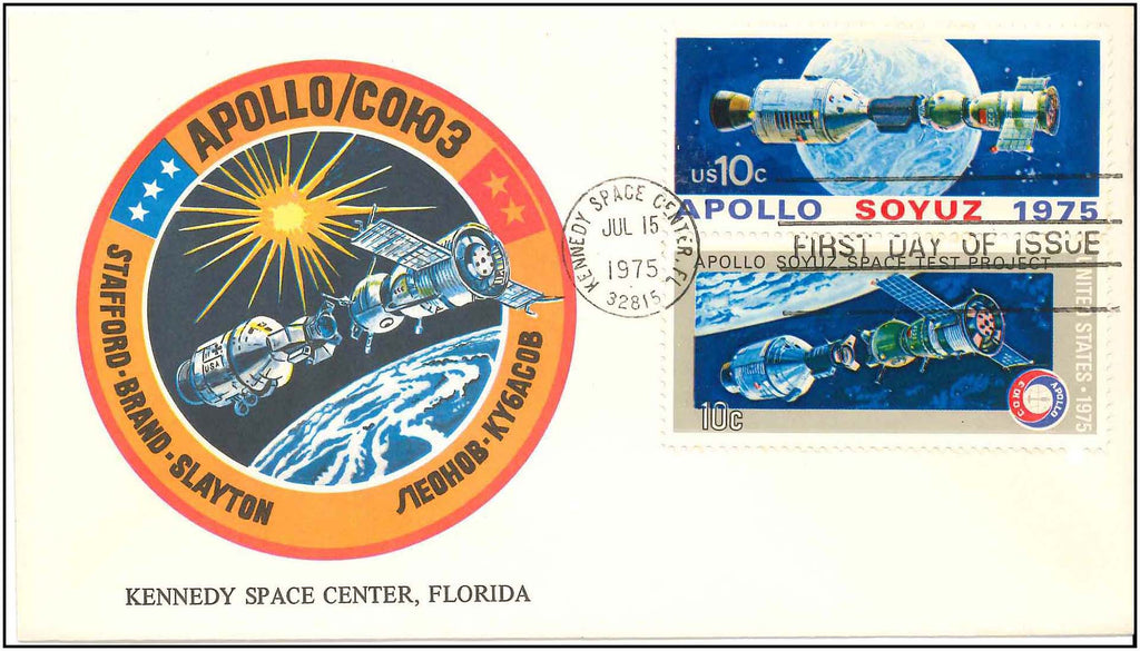NASA postal cover Apollo Soyuz