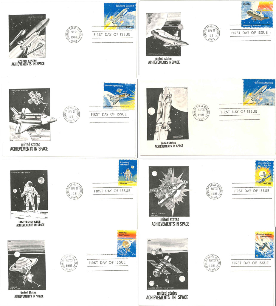 NASA postal cover space history space shuttle Apollo deep space interplanetary