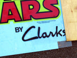 STORE DISPLAY poster banner Clark's Shoes '77 vintage Star Wars