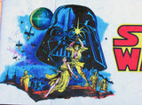 STORE DISPLAY poster banner Clark's Shoes '77 vintage Star Wars
