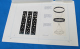 Original Artwork Layout Pair - '83 Happy House - Star Strips - Star Wars Return of the Jedi