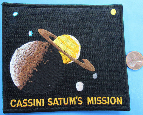 NASA Cassini Saturn mission patch