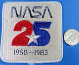 NASA 25th anniversary space patch