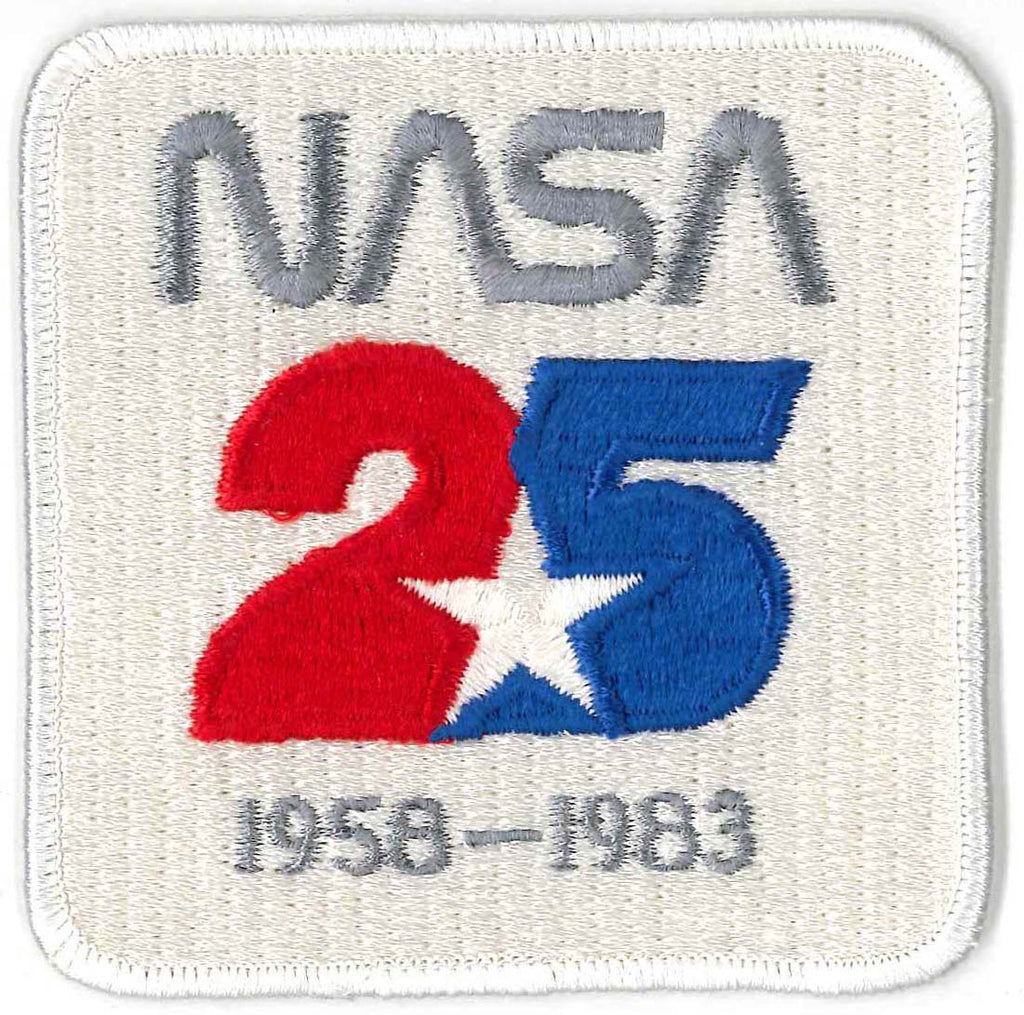NASA 25th anniversary space patch