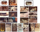 Apollo 14 15 vintage postcard photos NASA