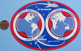 Rockwell International APAS sticker Space Shuttle Mir Space Station