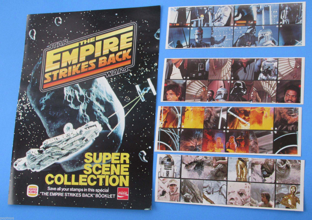 Burger King Super Scenes sticker album & stickers - 1981 vintage Star Wars