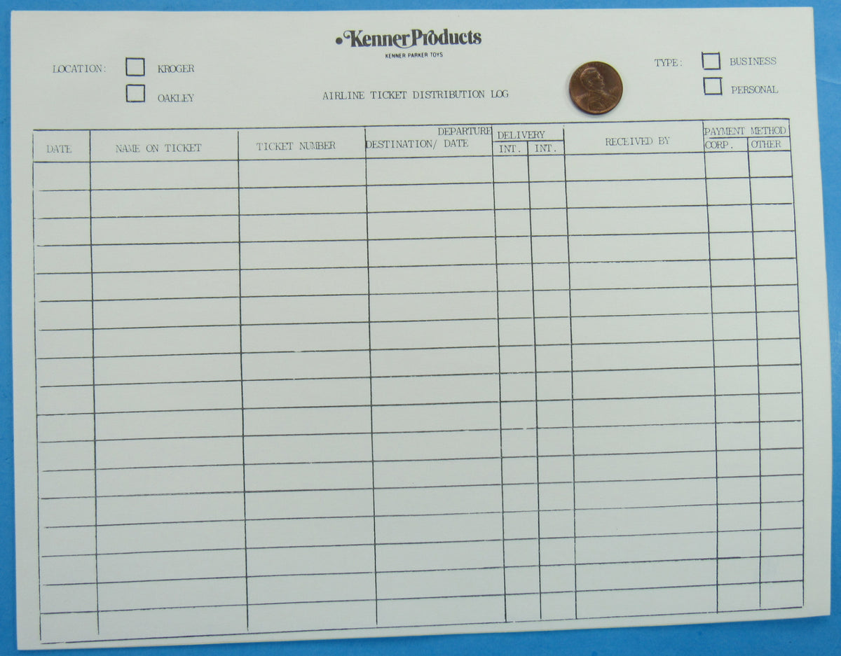 Kenner Employee Paperwork