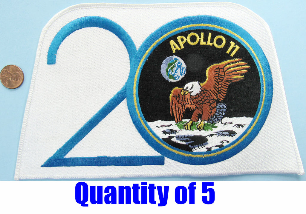 Apollo 11 20th Anniversary Patch Large Jacket Back