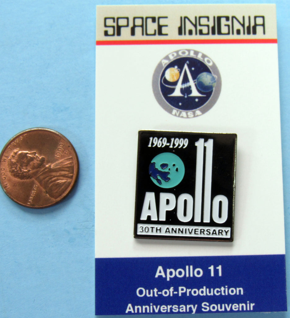 Apollo XI 11 NASA Enamel Pin 30th Anniversary